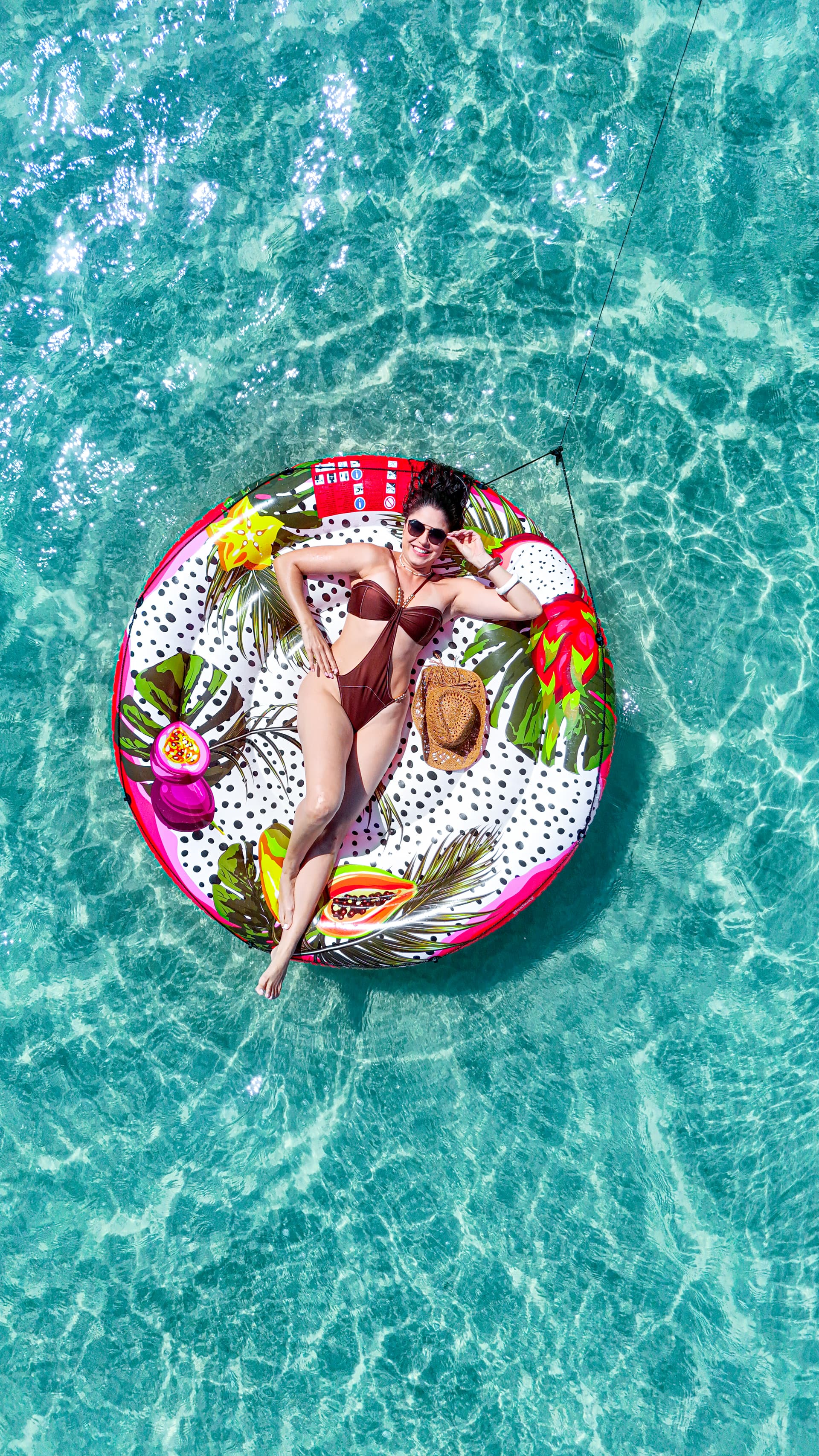 Vista inicial do passeio de jangada partindo da praia.